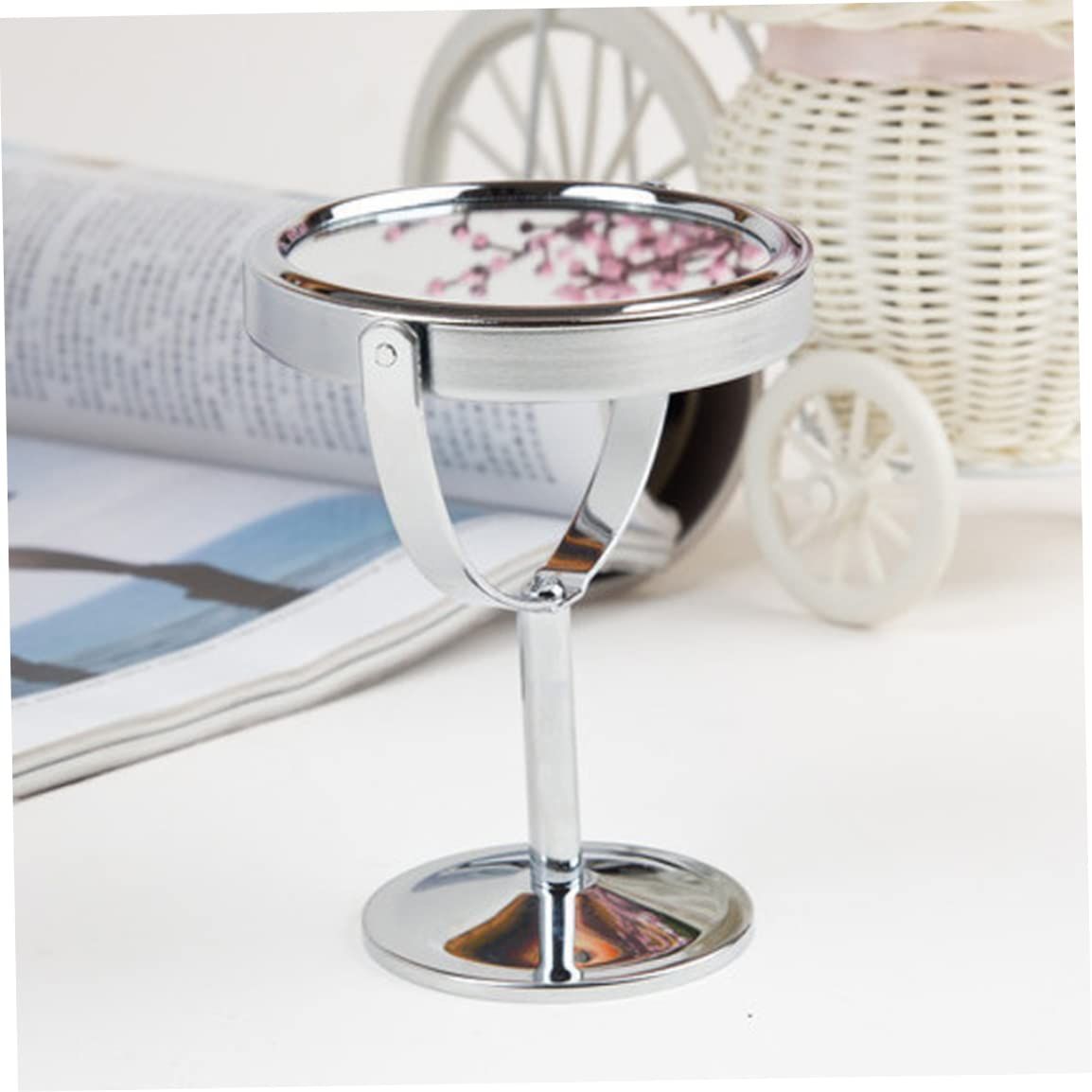 Vanity Makeup Mirror Two-Sided Swivel Vanity Mirror Magnification Makeup Standing Mirror Tabletop Vanity Mirror Beauty Tools