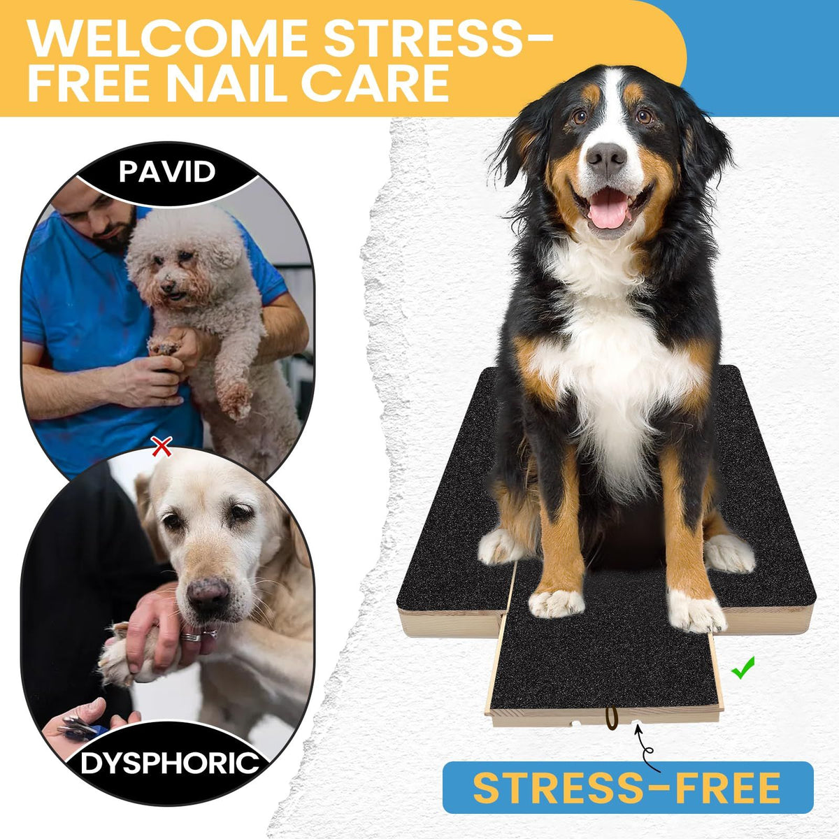 Paw Nail Scratch Pad - Pet Nail File Board Trimming Scratcher Trimmer Box Emery Sandpaper Filing Scratchboard(Nail Filing Board)