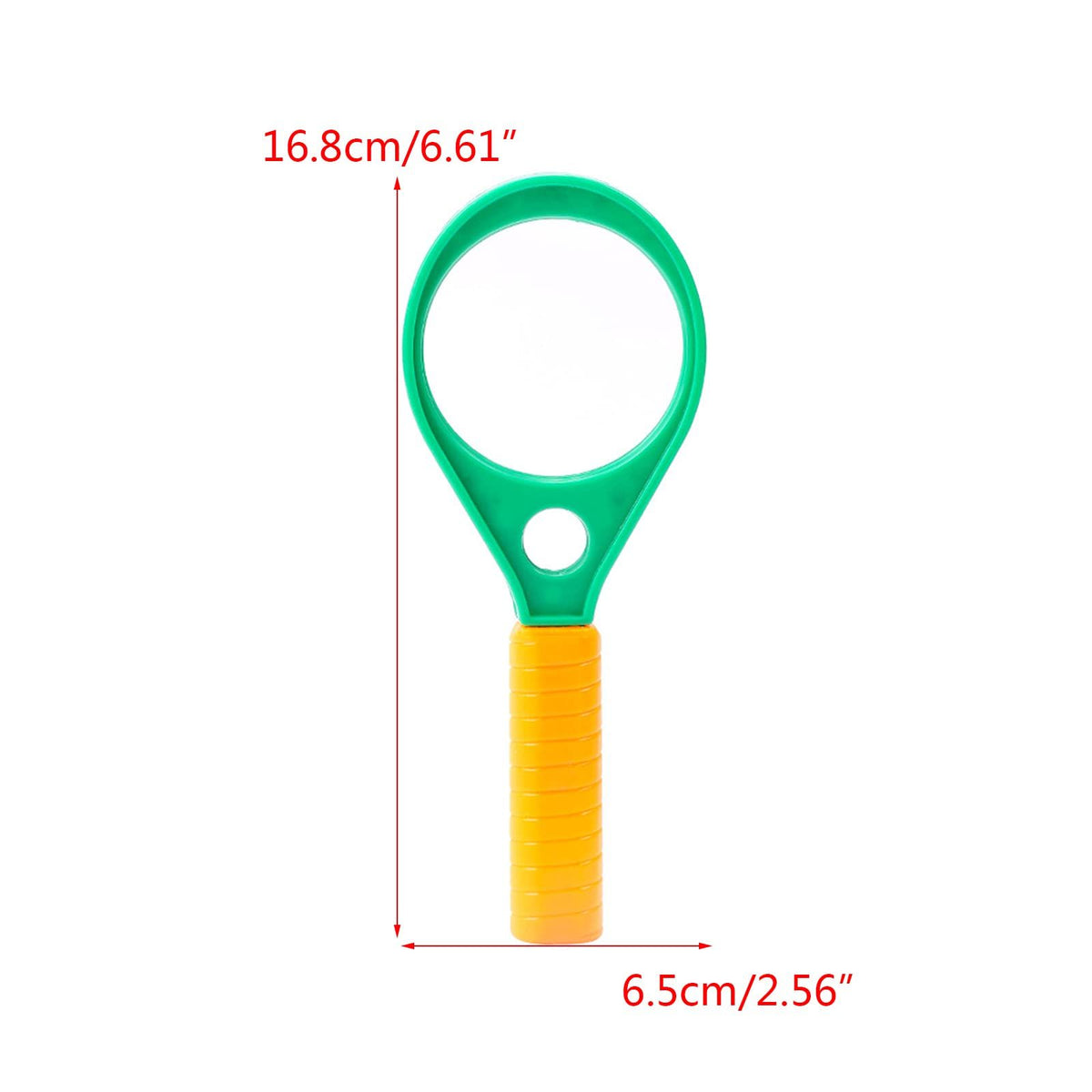 Children Holding Plastic Glass Cute Primary School Practical Stationery Classroom Observation School Supplies Magnifier-Children