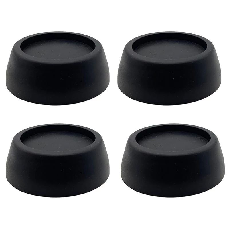 4pcs Washing machine floor mat height pad rubber furniture table and chair floor mat anti slip floor mat washing machine shock pad