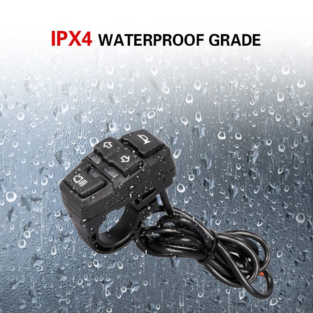 Electric bicycle headlights, turn signals, horn switch, electric scooter handlebars, lights, horn, turn signals control