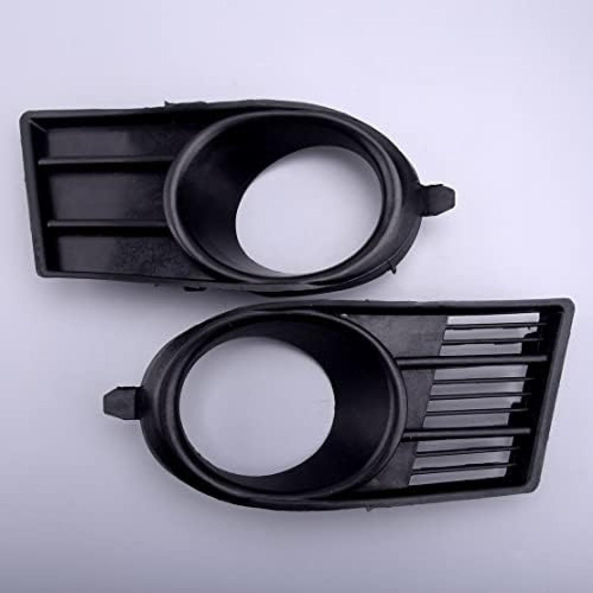 2pcs，Car front fog lamp accessories, a pair of black decorative fog lamp covers, front bumper fog lamp covers, fog lamp grilles