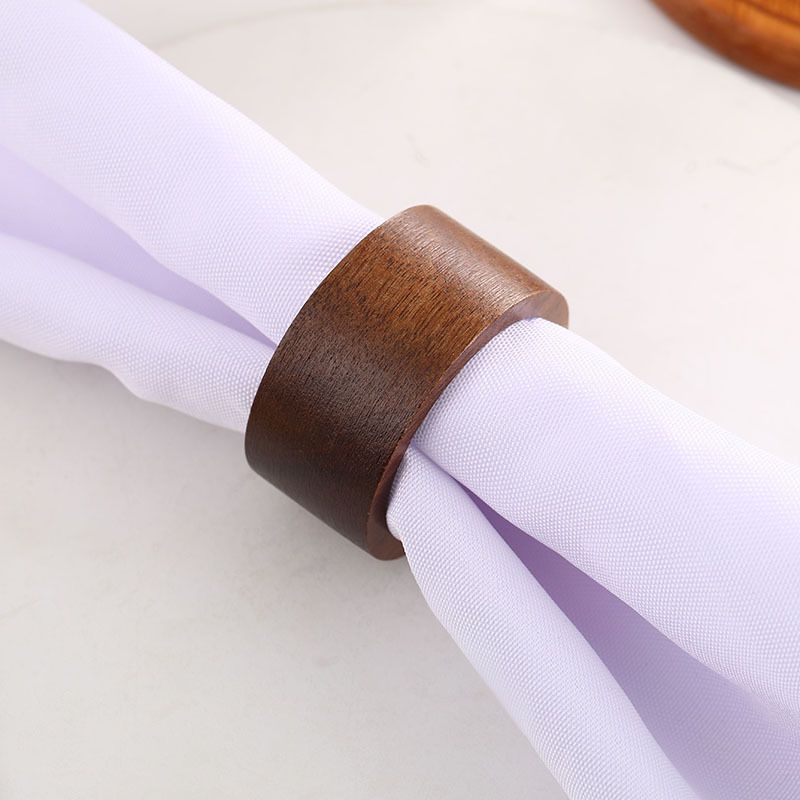 Wooden Napkin Ring for Weddings Dinner Parties or Every Day Use  Use Fashionable and versatile tabletop napkin buckle
