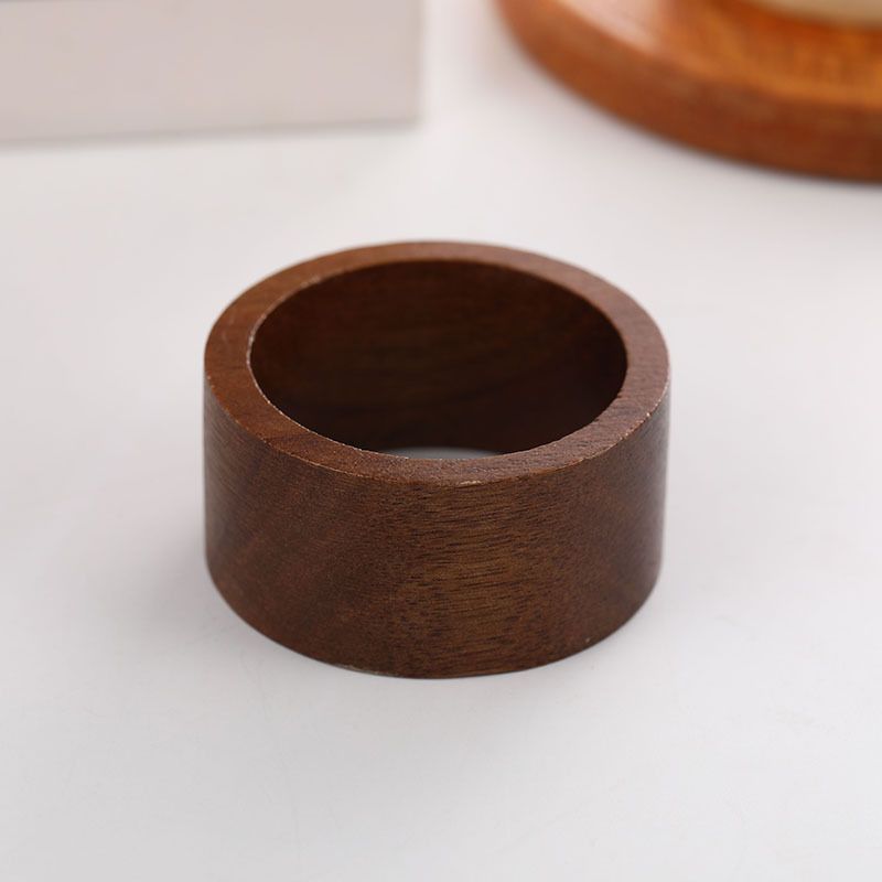 Wooden Napkin Ring for Weddings Dinner Parties or Every Day Use  Use Fashionable and versatile tabletop napkin buckle