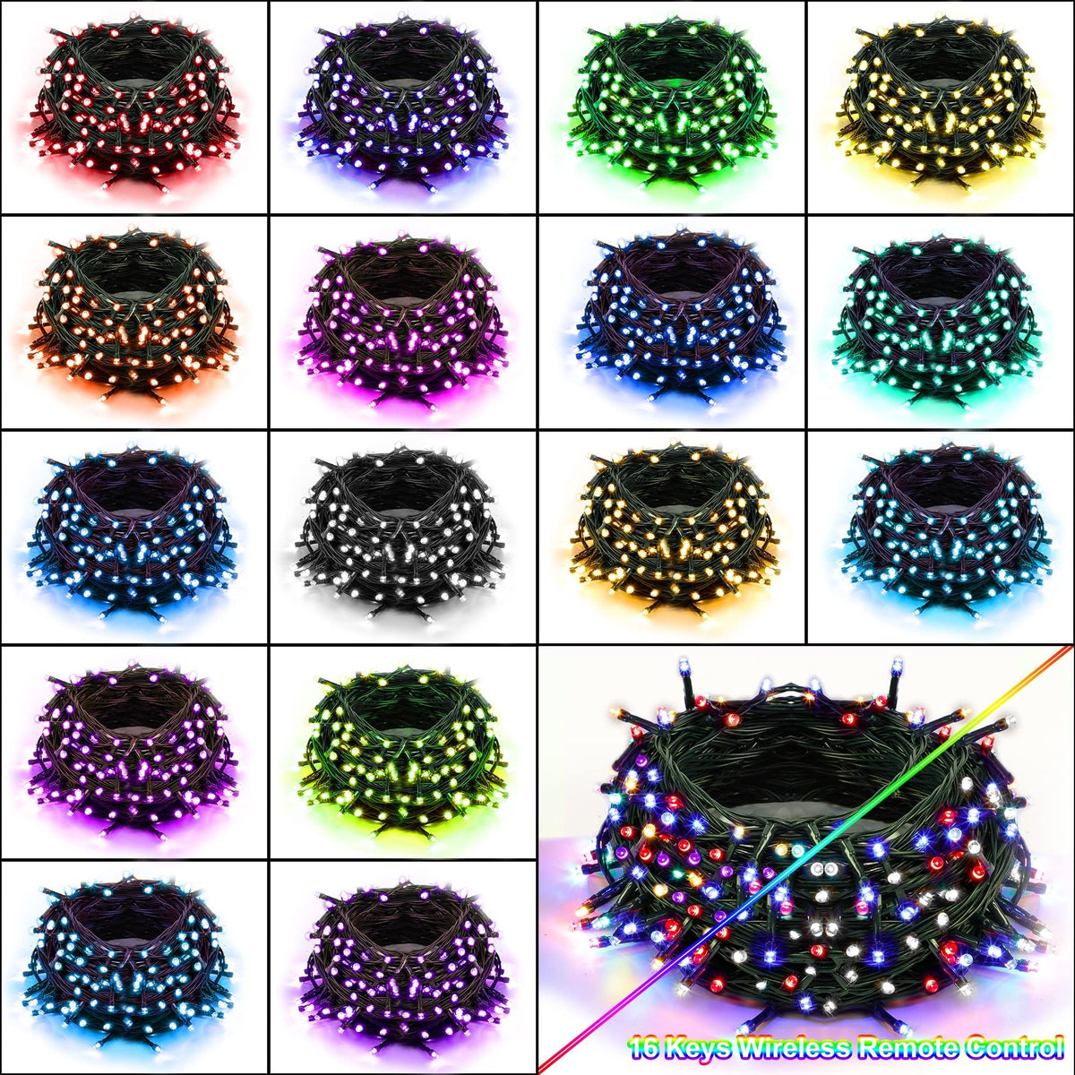 Fairy String Lights,Christmas Lights  Lighting Modes,Mini String Lights Plug in for Indoor Outdoor Christmas Tree