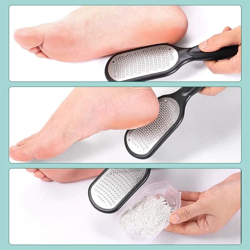 Pedicure Knife Foot Sharpeners,Stainless Steel Foot File Exfoliating Pedicure Device Foot Care Remove Hard Skin Foot File