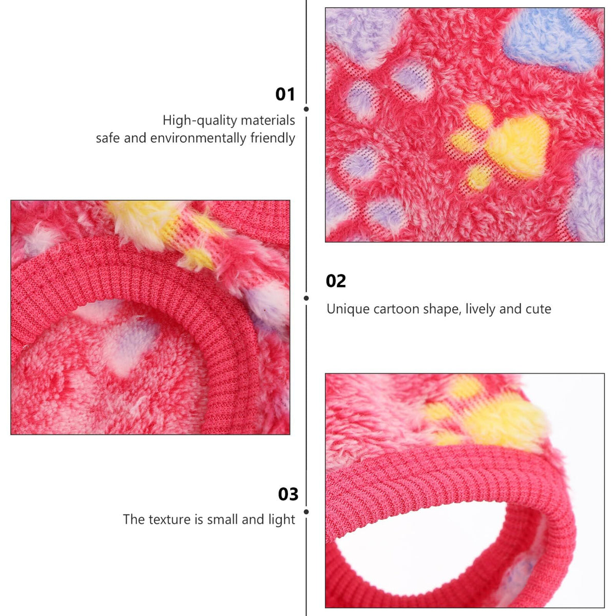 2pcs  Harness Sweater for Small Dog Winter Clothes Soft Bunny Vest Cozy T- Shirt Pet Party Pet Clothes Pet Cosplay Costume Pet