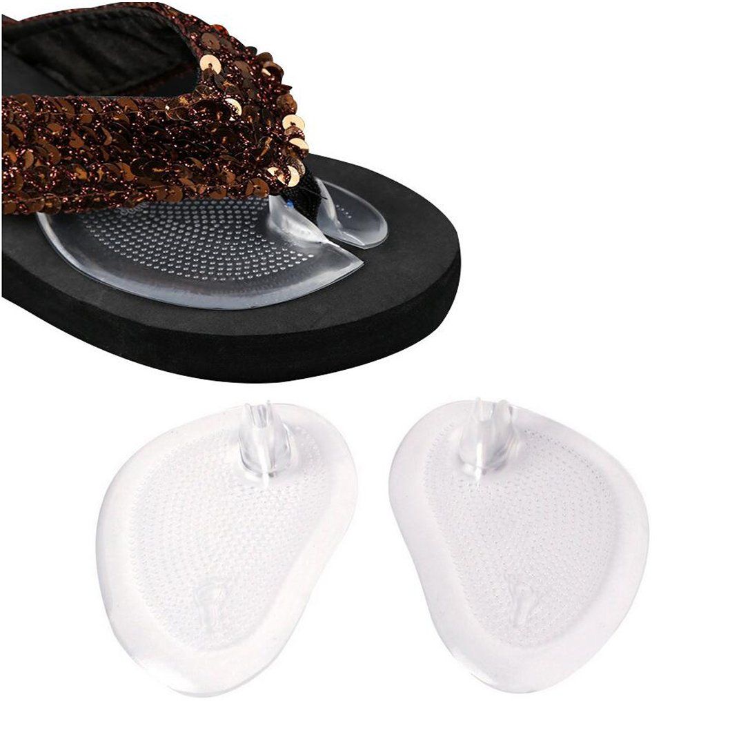 Silicone Gel Sandal Thong Protectors Toe Guards Cushion Non-Slip Forefoot Pads Pain Relief Inserts Foot Protector Metatarsal