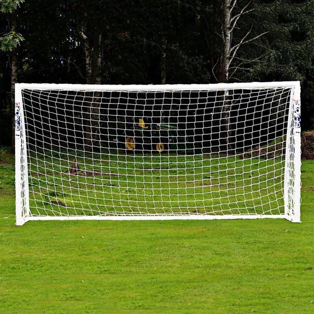 Soccer Goal Net Football Polyethylene Training Nets Full Size, Post Not Included Upgraded version of Bold Cord,