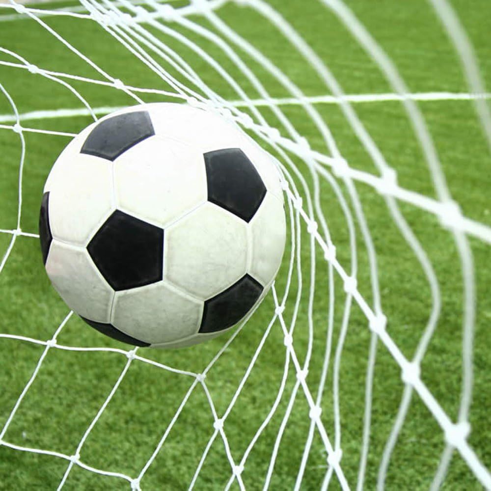 Soccer Goal Net Football Polyethylene Training Nets Full Size, Post Not Included Upgraded version of Bold Cord,