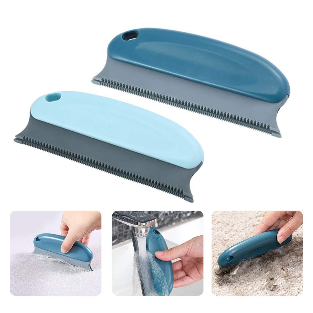 2 Pcs Pet Hair Remover Brush,Pet Hair Detailer with Handle,Cat and Dog Hair lint Remover Hair Remover Brush for Cleaning Cars