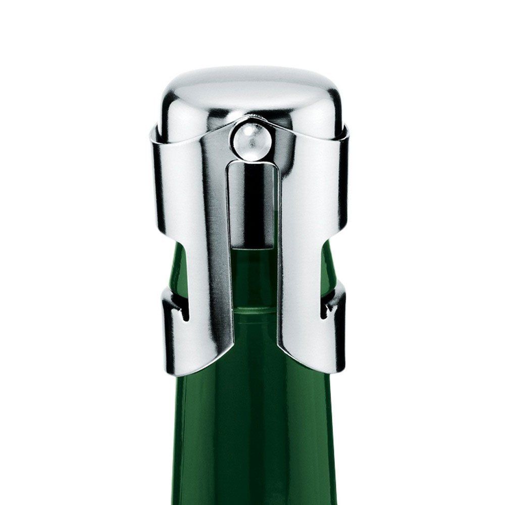 Stainless steel red wine cork, champagne cork, rose gold sand gold silicone fresh-keeping sealing cork, creative wine bottle cork