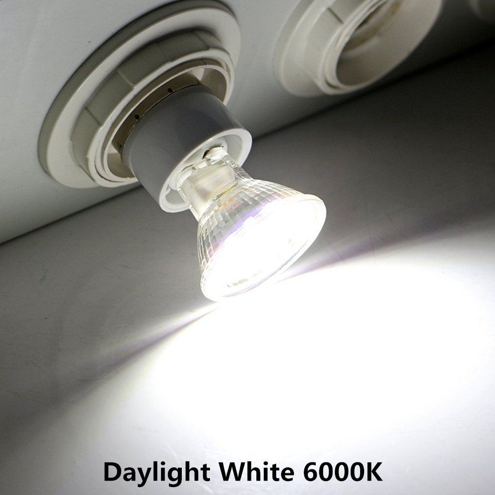 LED MR11 Light Bulbs 3W, 12V 20W Halogen Replacement, GU4 Bi-Pin Base, Daylight White 6000K ，Christmas Tree Fiber Optics
