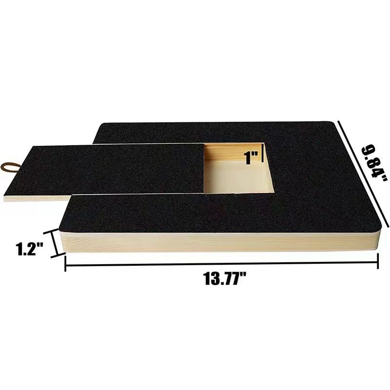 Dog Paw Nail Scratch Pad - Pet Nail File Board Trimming Scratcher Trimmer Box Emery Sandpaper Filing Scratchboard Polish Pads