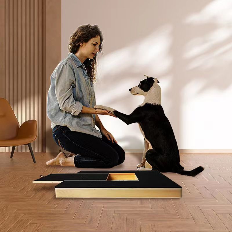 Dog Paw Nail Scratch Pad - Pet Nail File Board Trimming Scratcher Trimmer Box Emery Sandpaper Filing Scratchboard Polish Pads