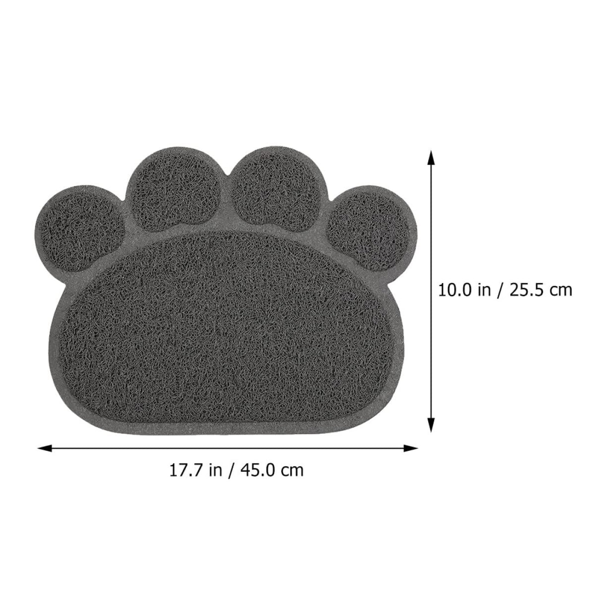 2Pcs Cute Cat Dog Food Bowl Mat Pet Feeding Mat Pet Mat Paw Shape Pet Mat Dog Bowl Mat Shaped Small Cat Litter Box Debris