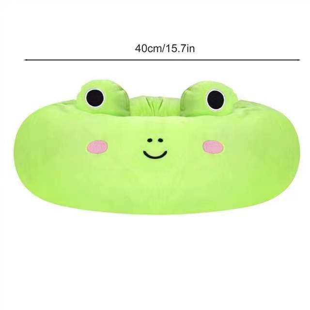15.7-Inch Wend Frog Pet Bed - Small Official Squishmallows Plush Pet Bed, gift your furry friend will love