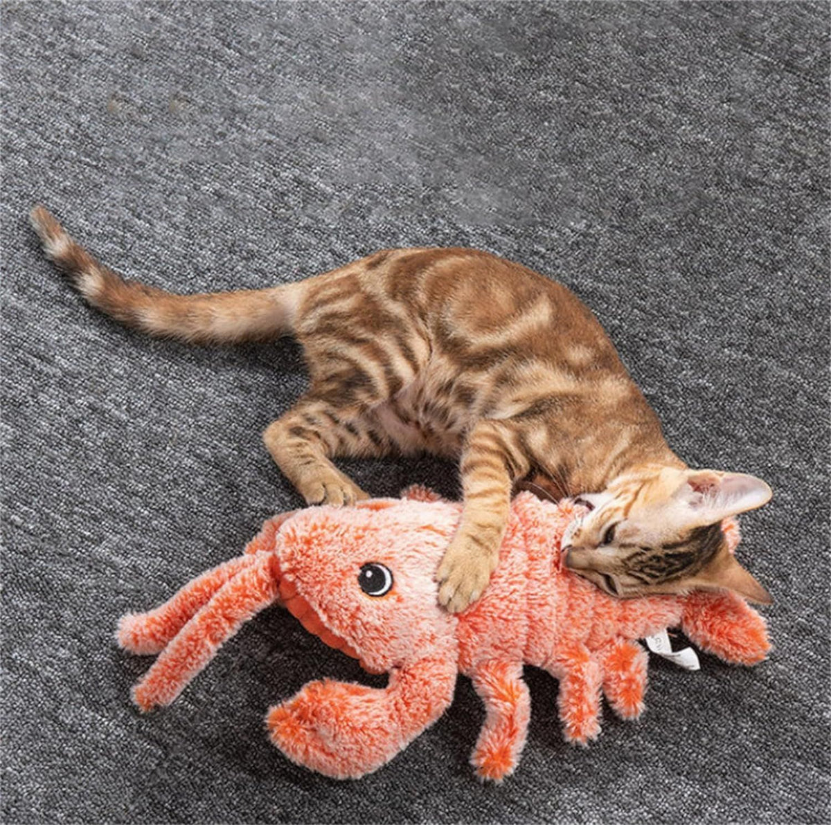Interactive Dog Toy Lobster, Wiggly Lobster Dog Toy, Wiggly Lobster Interactive Dog Toy, Furry Fellow Dog Toy Lobster