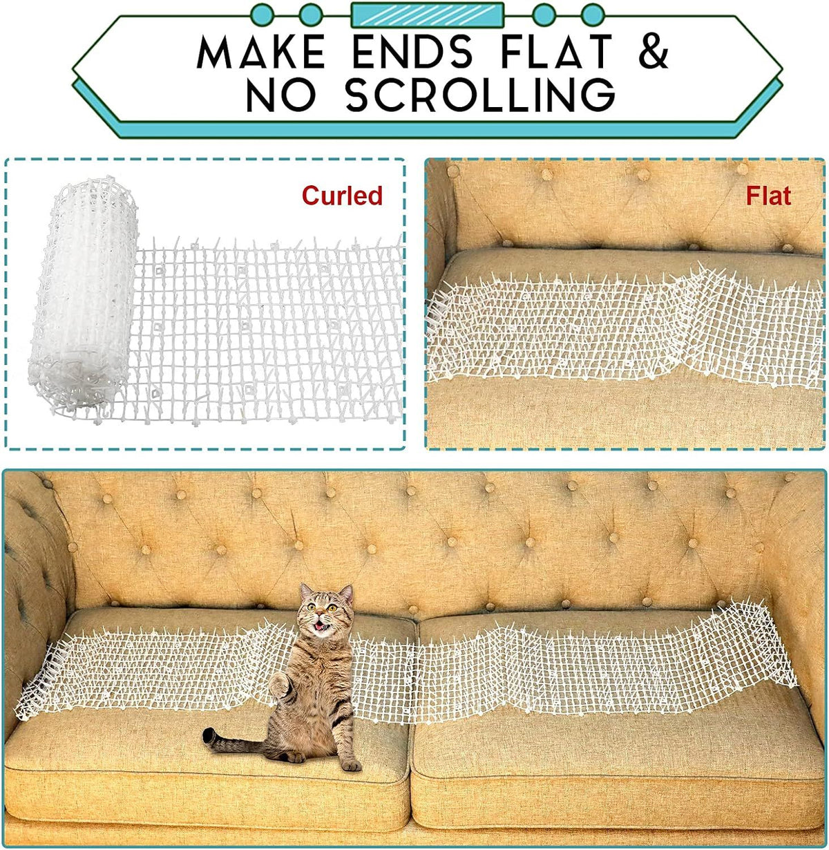 1 Roll Cat Spikes Keep Dog Off Couch Cat Deterrent Mat Strips Cats Dogs Spiked Mat Fence Outdoor Indoor Keep Pet Off Couch