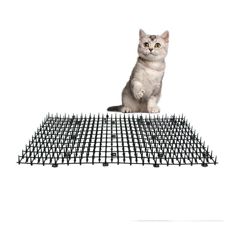 Cat Scat Mat with Spikes - 5 Pack Deterrent Outdoor & Indoor, Strips, Keep Cats Out of Yard Permanently.