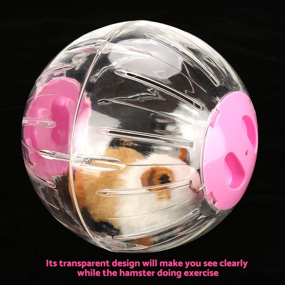 Hamster Ball Clear Plastic Sport Ball for Hamster Running Exercise Ball with Stand Small Pet Rodent Guinea Pig Mice