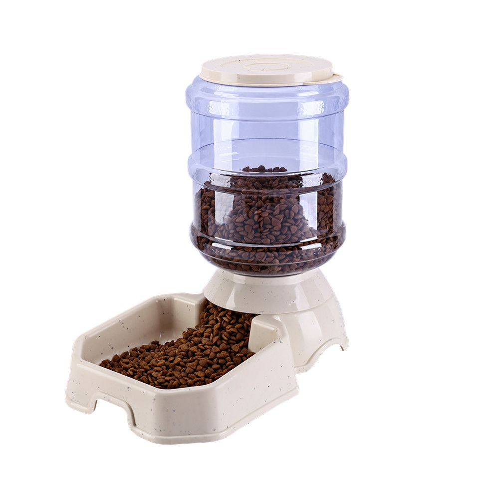 Plastic pet water dispenser, automatic feeder，elf Feeding for Small Large Pets Puppy Kitten Rabbit Bunny