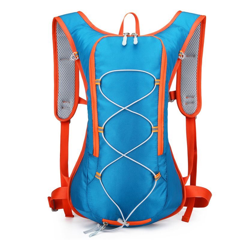 Multifunctional Lightweight Cycling Backpack, 2L Hydration Backpack, Hiking and Mountaineering Bag-blue