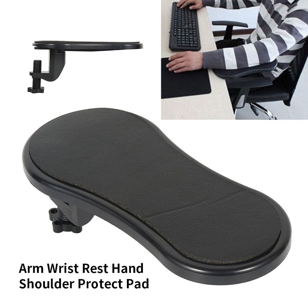 Computer Arm Support Arm Wrist Rest Adjustable Arm Rest Desk Extending Ergonomic Wrist Rest For Desk-Black
