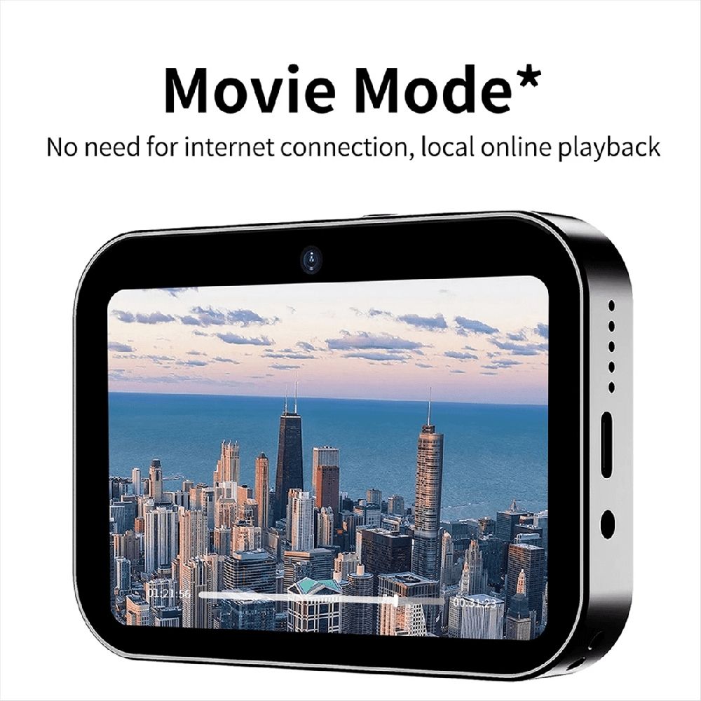 4K CCD Digital Camera 64MP Digital Flash Video Camera with Touch Screen 16X Digital Zoom IR Night Vision Camera White
