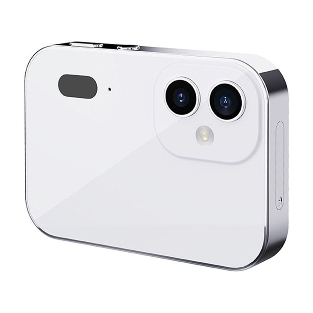 4K CCD Digital Camera 64MP Digital Flash Video Camera with Touch Screen 16X Digital Zoom IR Night Vision Camera White