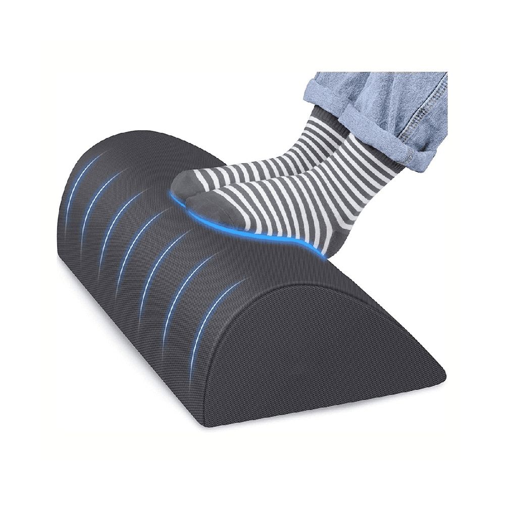 Foot Rest for Under Desk At Work-Ergonomic Design Foot Stool for Fatigue& with Memory Foam,Non Bead