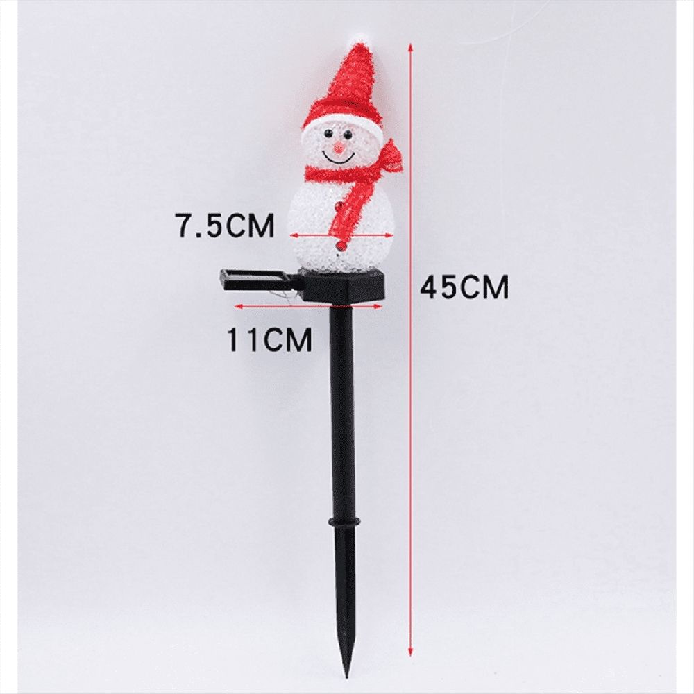 Christmas Decorations Solar Lights Outdoor Garden Decor -Christmas Ornaments Solar Powered Garden Decor F