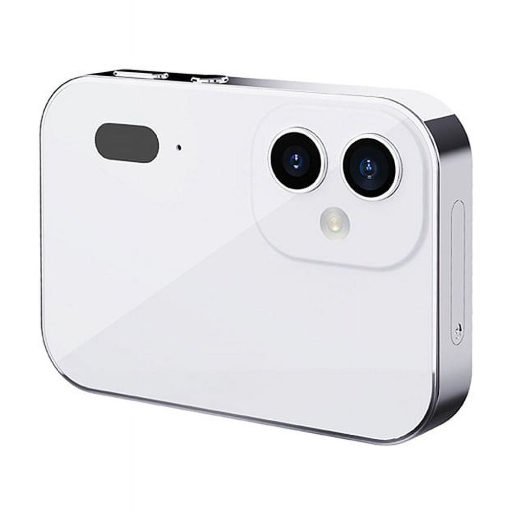 4K CCD Digital Camera 64MP Digital Flash Video Camera with Touch Screen 16X Digital Zoom IR Night Vision Camera White