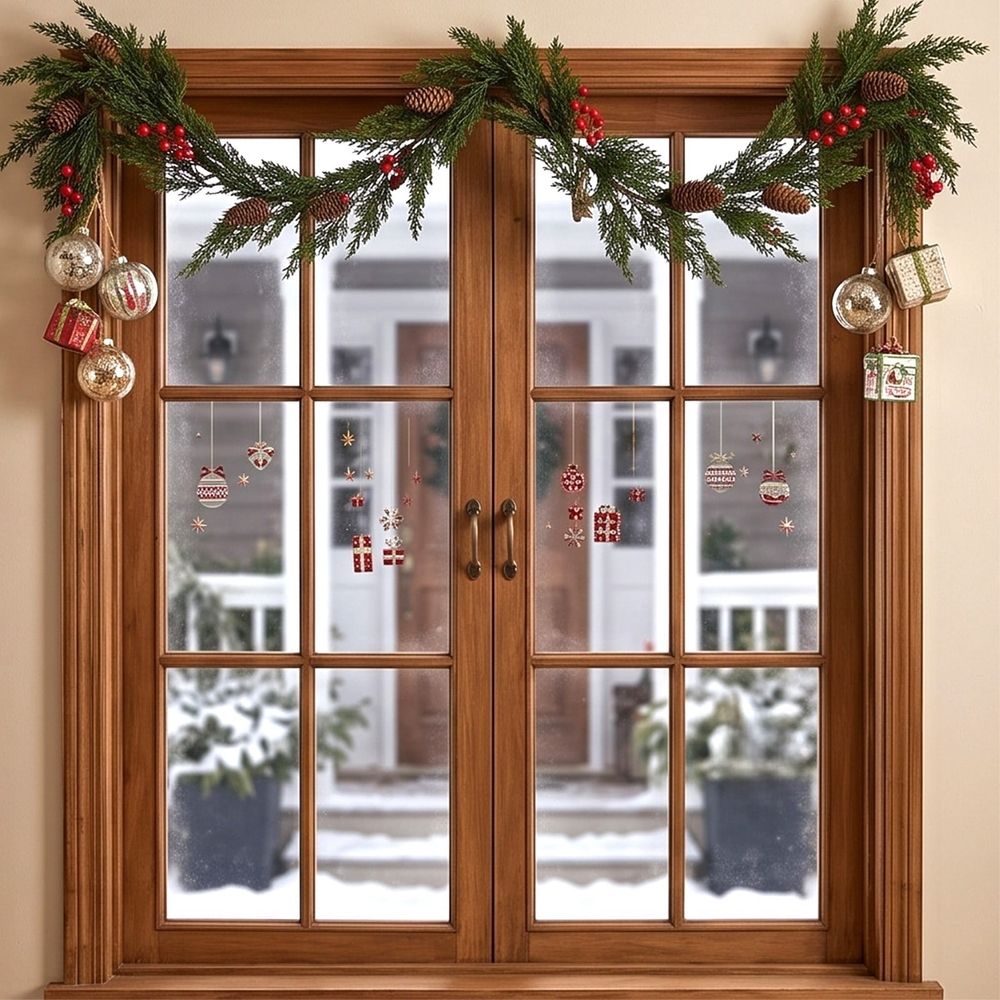 5.9FT Artificial Green Plants Pines And Imitation Rattan Christmas Home Dining Table Green PLANTS Decoration Window Ornaments, Artificial Green Plants Pine Branches and, Artificial Christmas Branches