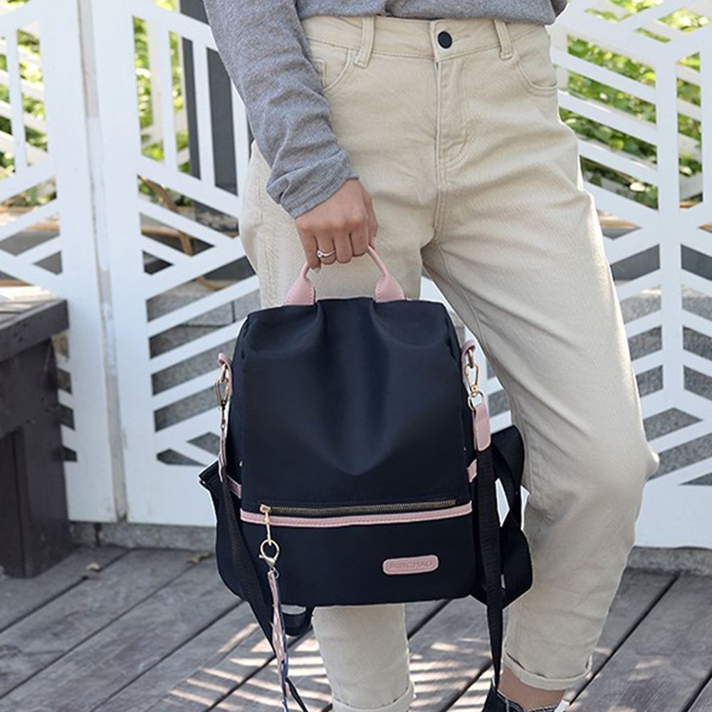 Women Backpack Purse, Small Waterproof Nylon Bag, Lightweight Fashion Casual Travel Shoulder Bag Daypack