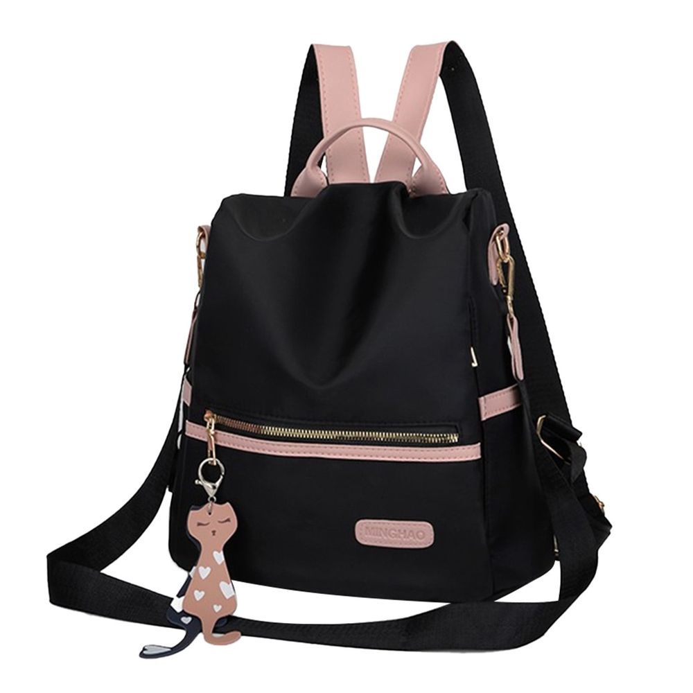 Women Backpack Purse, Small Waterproof Nylon Bag, Lightweight Fashion Casual Travel Shoulder Bag Daypack