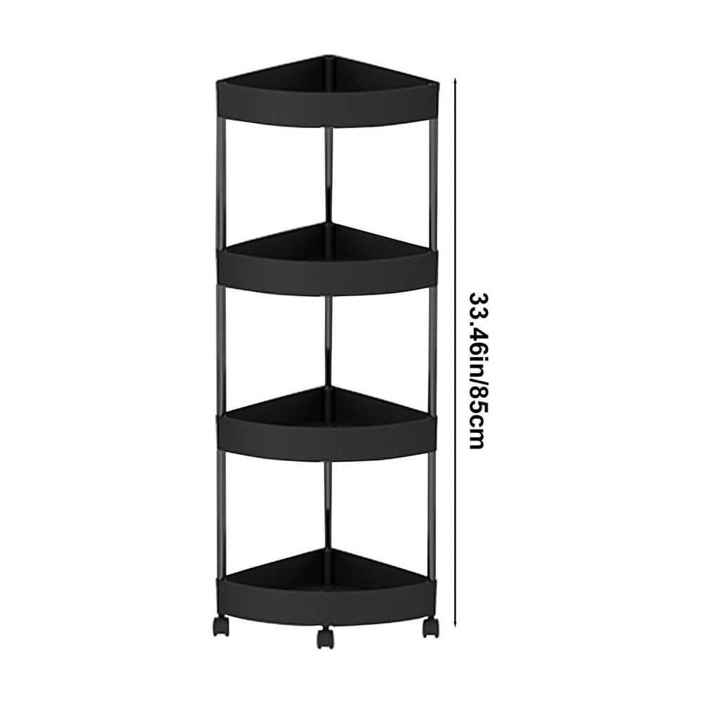 Corner Shower Caddy Standing, Rustproof Plastic Shower Caddy, Floor Corner Shelf, Corner Stand Shower Shelf Storage Rack For Bathroom