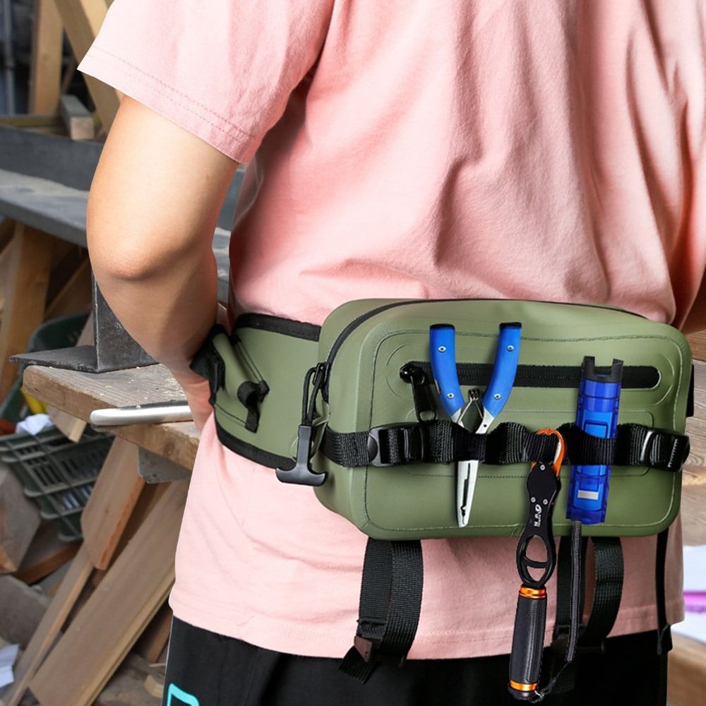 Waist Pack, Outdoor Waist Pack With Adjustable Belt, Multifunctional Bag for Fishing Mountaineering Cycling And Outdoor Activity Storage