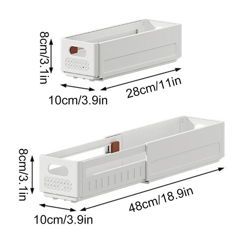 Expandable Storage Boxes, Multi-Purpose Folding Organizer, Drawer Storage Divider For Bedroom, Kitchen And Snack Storage