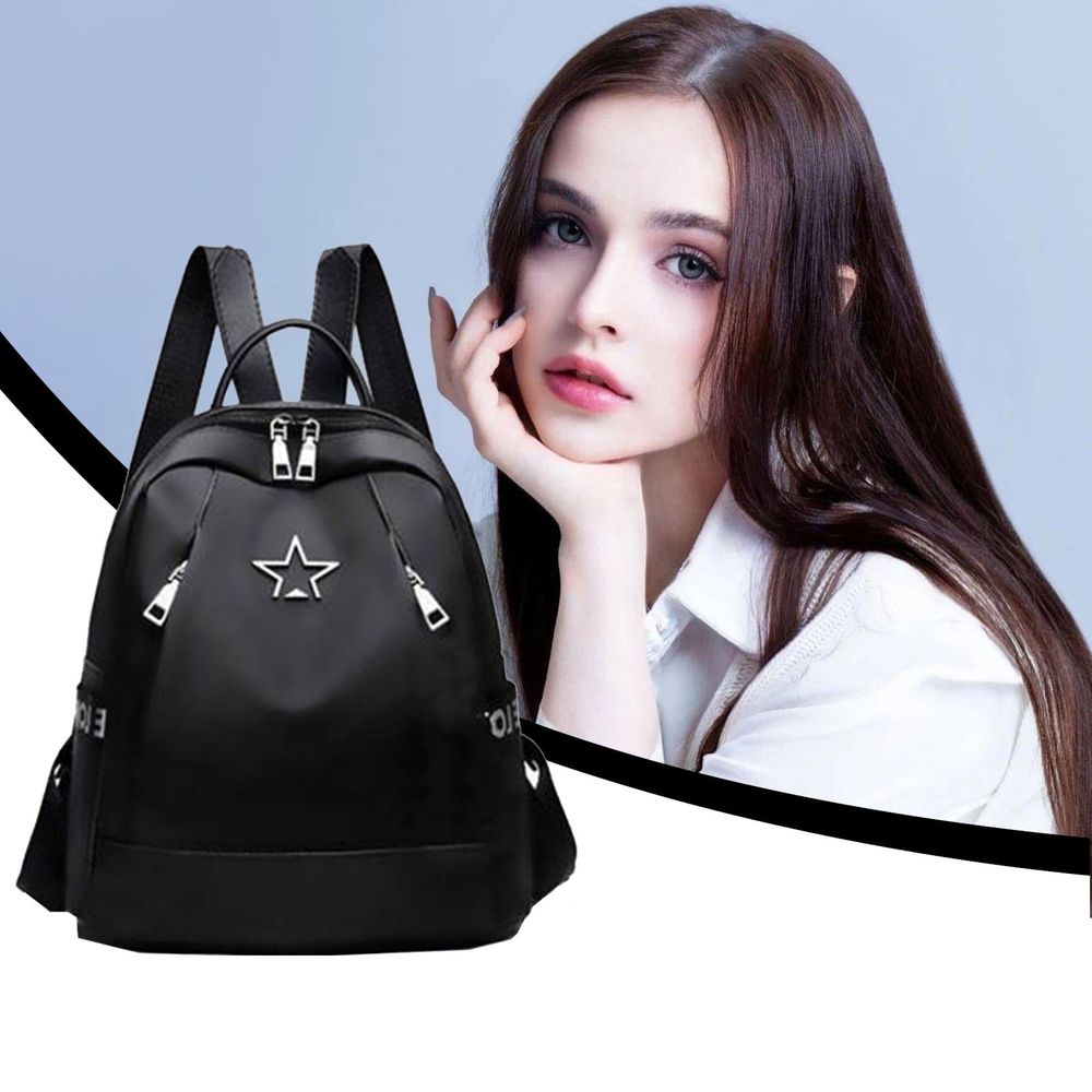 Women’s Anti-Theft Backpack Water-Repellent Casual Travel Backpack with Large Capacity Convertible Shoulder Strap for Daily Use Shopping Outdoor Hiking School Work Stylish Secure Design