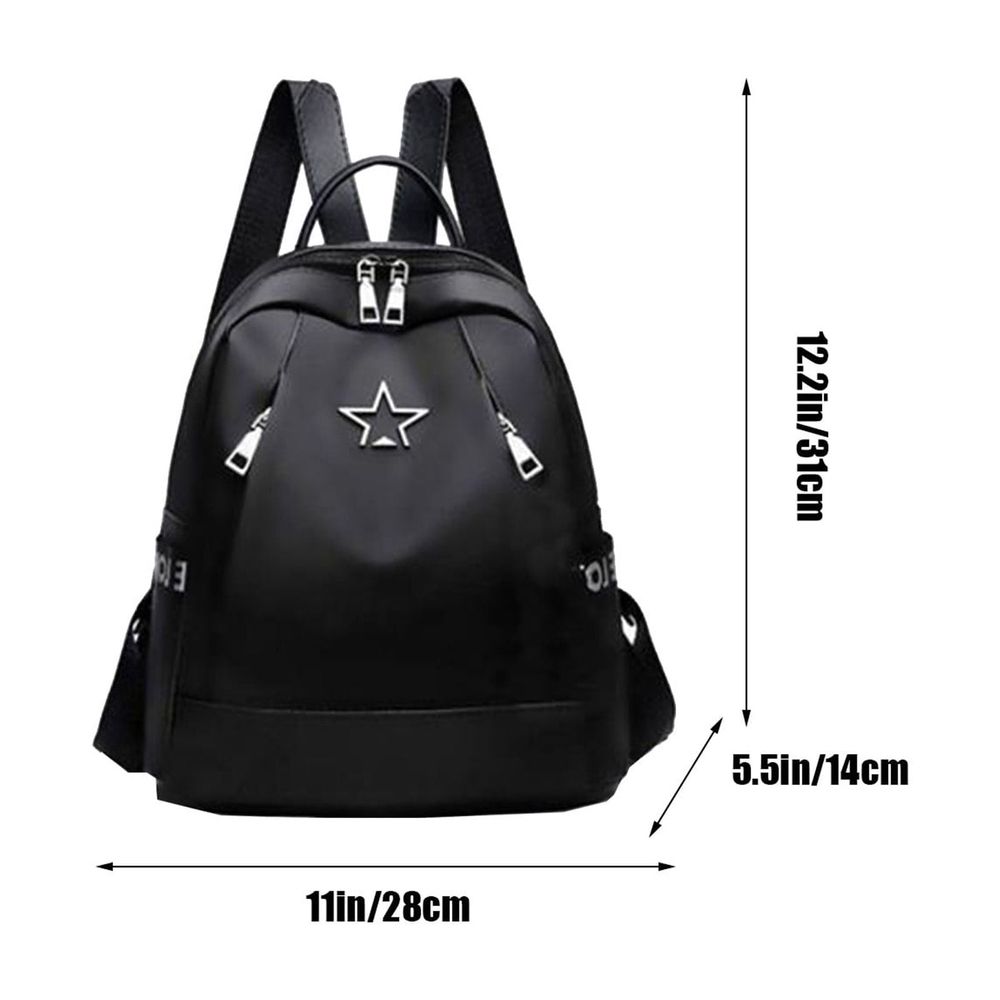Women’s Anti-Theft Backpack Water-Repellent Casual Travel Backpack with Large Capacity Convertible Shoulder Strap for Daily Use Shopping Outdoor Hiking School Work Stylish Secure Design