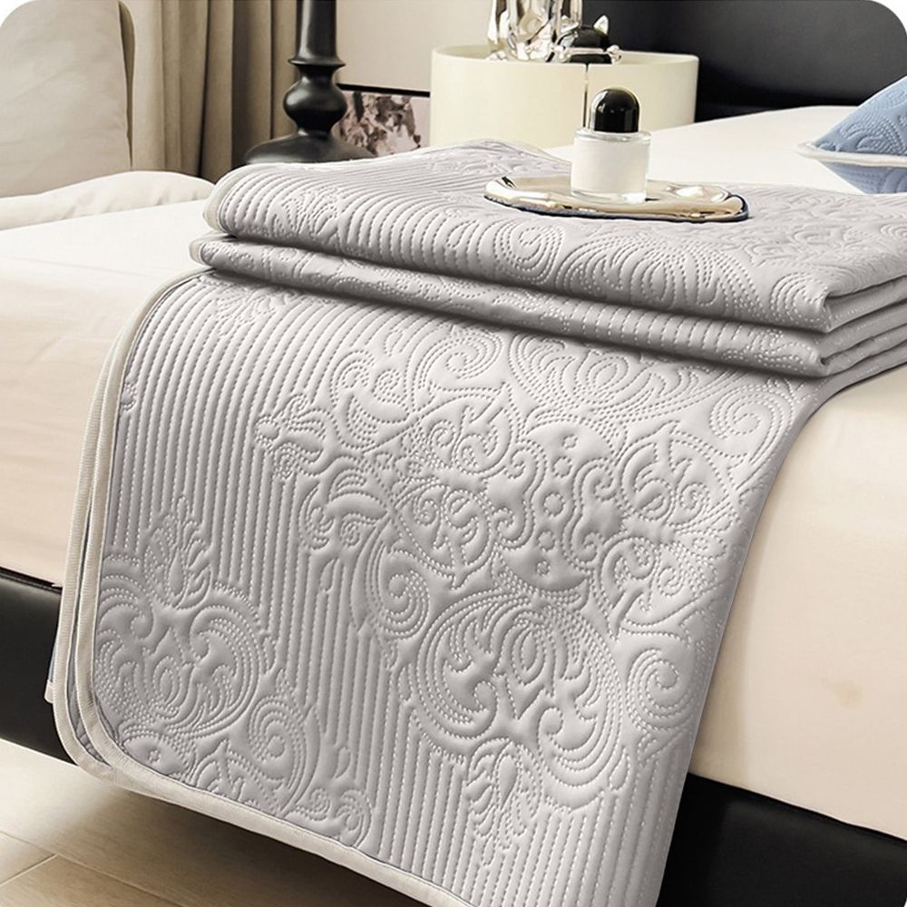 70.9x78.7in Cooling Summer Quilt, Long Lasting Cool, Lightweight Blanket for Bed Dorm(NavyB)