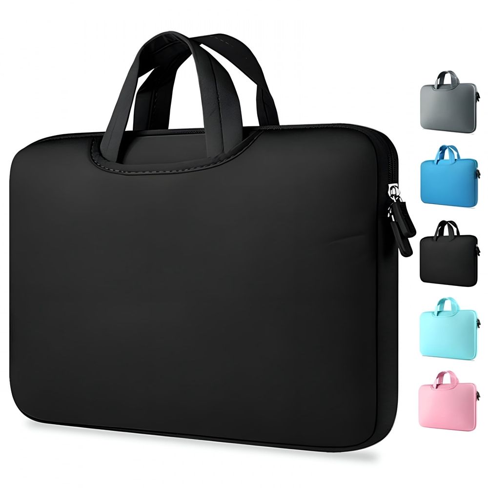 Laptop Sleeve Bag 11-15.6 Inch, Durable Slim Briefcase Handle Bag, Notebook Computer Protective Case, Black, For 11