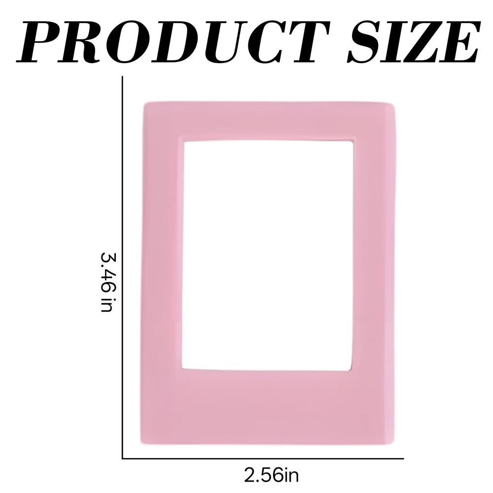 Mini Frames 10 Pack, Magnetic Frames, 2x3 Picture Frame, Small Picture Frames 2x3, Magnet Frames for Refrigerator, Multicolor