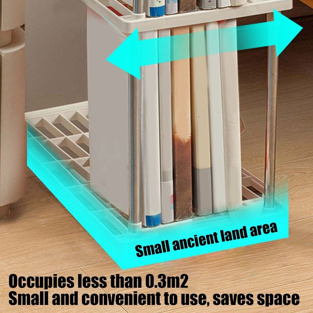 Plastic Storage Shelves 4 Shelf Organizer - Freestanding Shelf Unit for Kitchen Pantry Bathroom Clos Garage - Light Duty Home Storage Rack with Ventilated Shelves - 55 lb Capacity Per Shelf