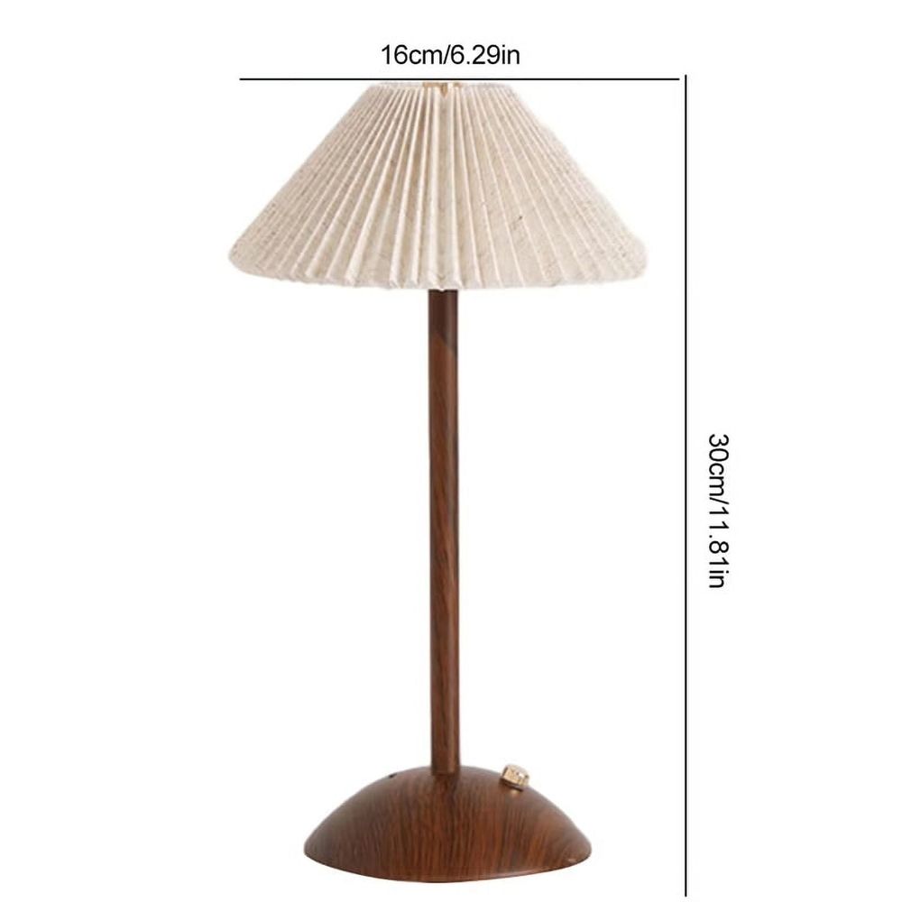 Bedside Sleeping Light 3 Color Dimmable Nightstand Rechargeable Decorative Table with Base Bedroom Living B