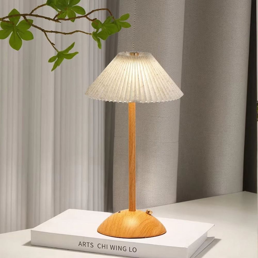 Bedside Sleeping Light 3 Color Dimmable Nightstand Rechargeable Decorative Table with Base Bedroom Living B