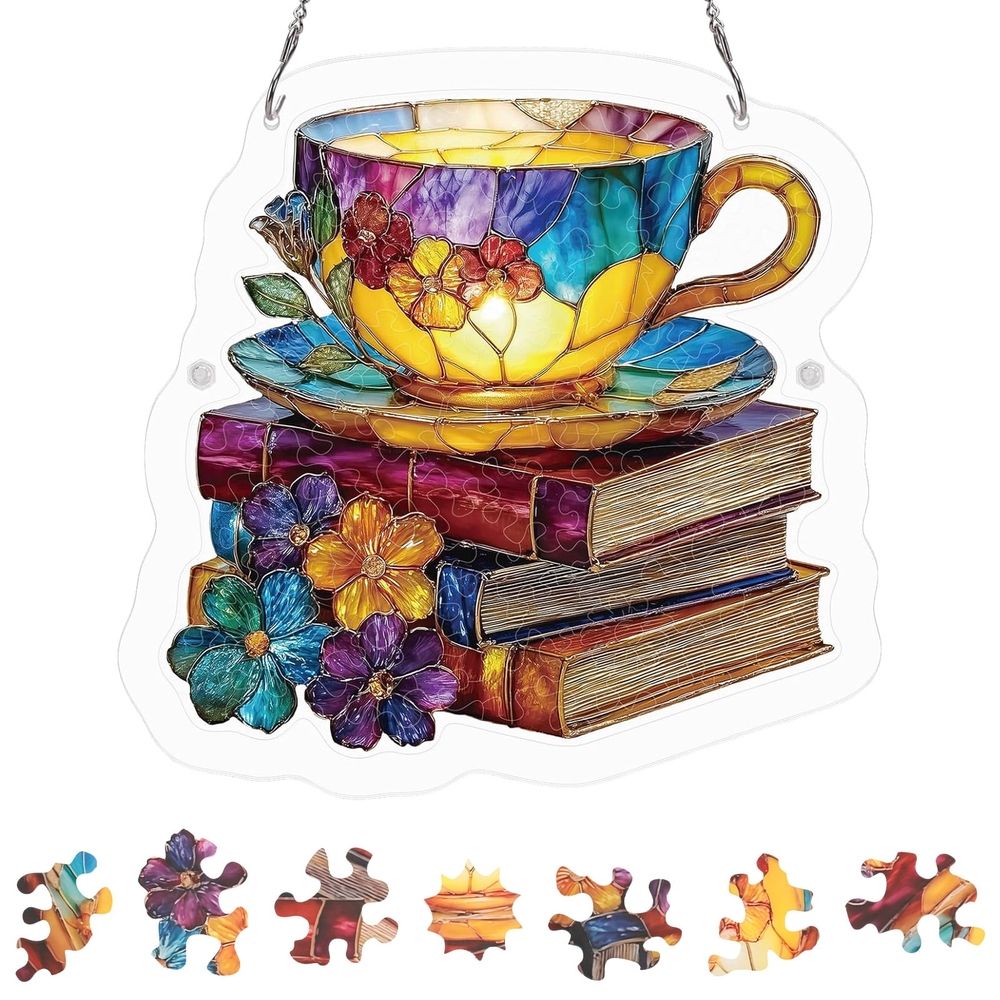 Acrylic Suncatcher Puzzle – Sturdy Construction, Fun DIY Assembly, Ideal Gift for Birthdays, Mother's Day, Christmas & Housewarming