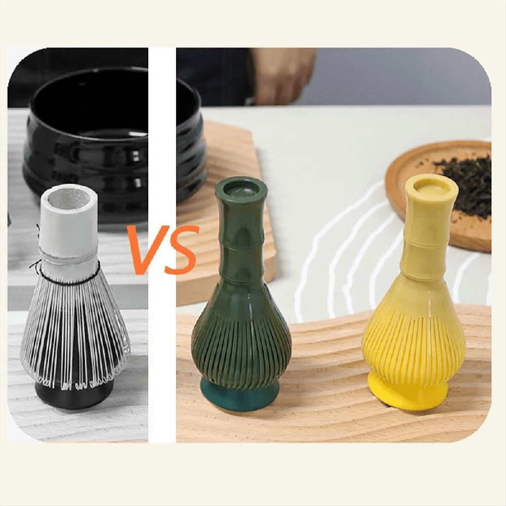 2PCS Matcha Whisk Resin Matcha Whisk Chasen Brush Food Grade for Matcha Green Tea