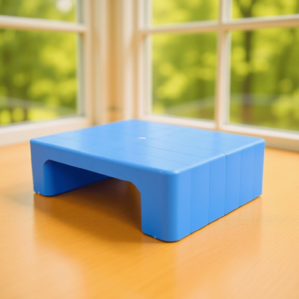 Stable Flat Surface Blue Plastic Pallet for Basement and Warehouse Storage